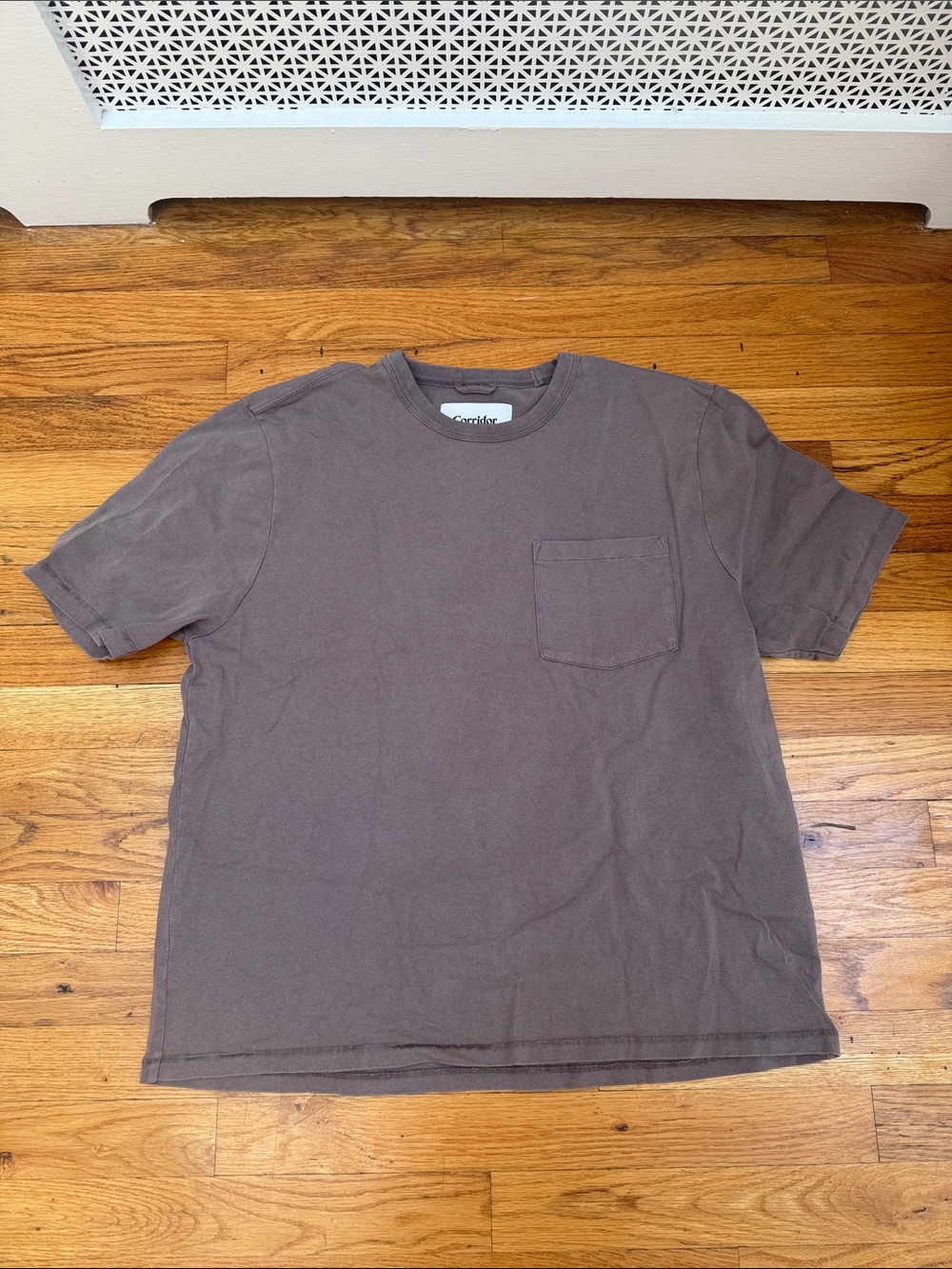 Corridor - Wash Brown Pocket T-Shirt